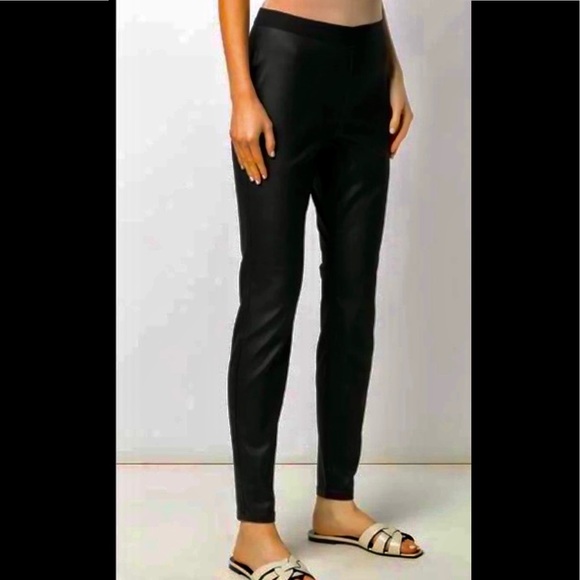 Eileen Fisher Black Denim Sheen Jeans Jeggings S - Picture 13 of 14